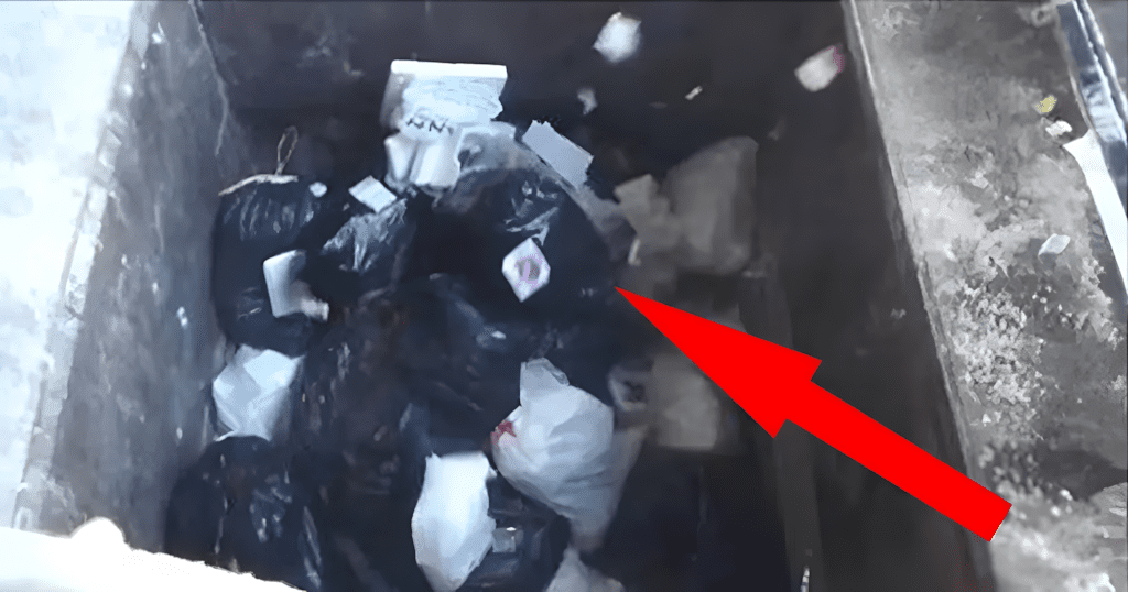 A kukás már bedarálta volna a zsákokat – de akkor megmozdult valami… 1 A kukas mar be akarja daralni a zsakokat. De hirtelen a szemet kozul ket szomoru szem nez ra.jpg